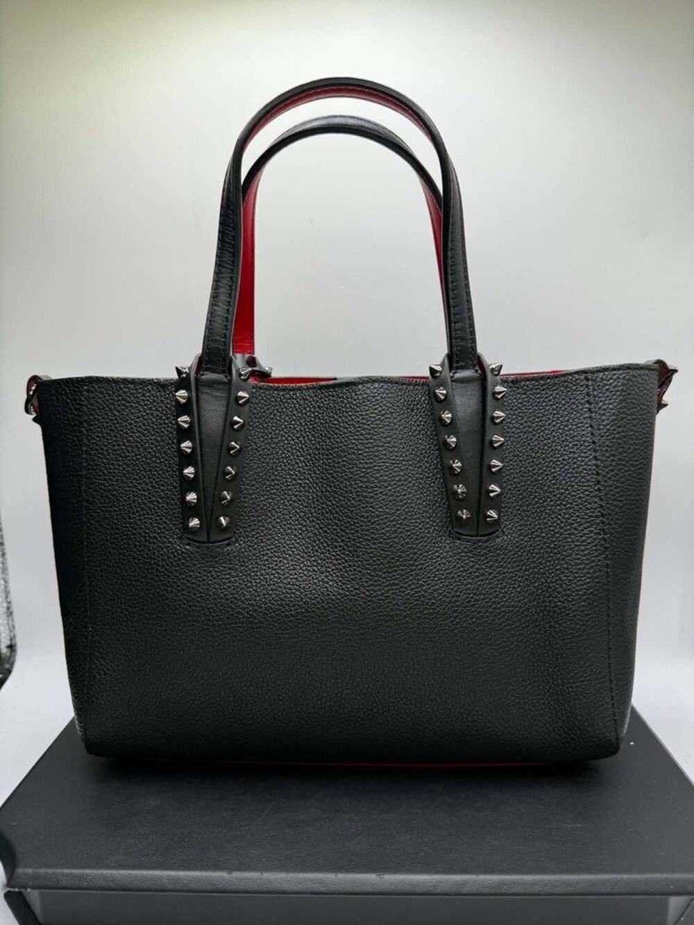 Christian Louboutin Cabata mini tote bag Black/Red SPB-TS 369079